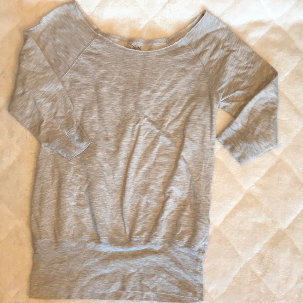 Off the shoulder sweatshirt